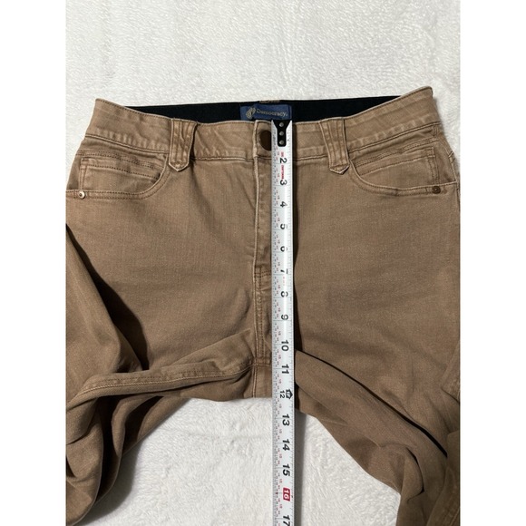 Democracy Womens 10 High Rise Wide Leg Jeans Beige Ab Solution 30x30 - Picture 4 of 9